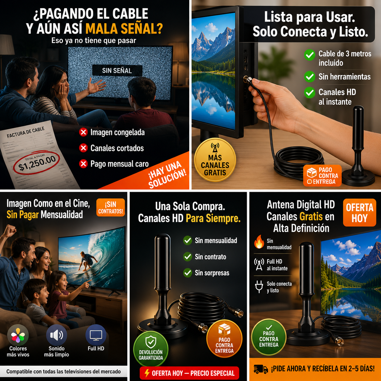 Antena Digital HD de Largo Alcance - Pro Ultra